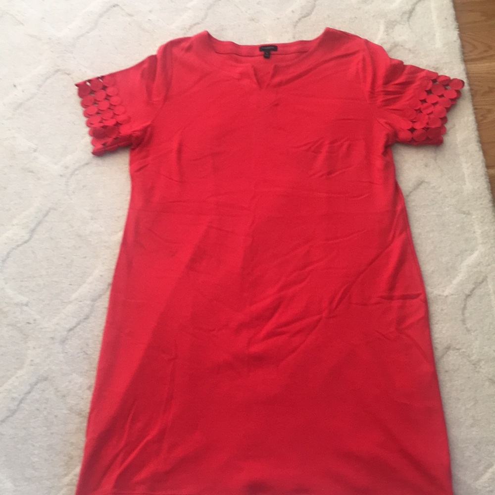 Knit Talbots red dress